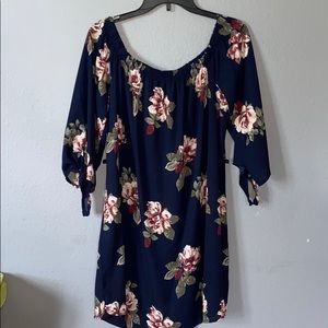 Off-Shoulder Flowy Dress